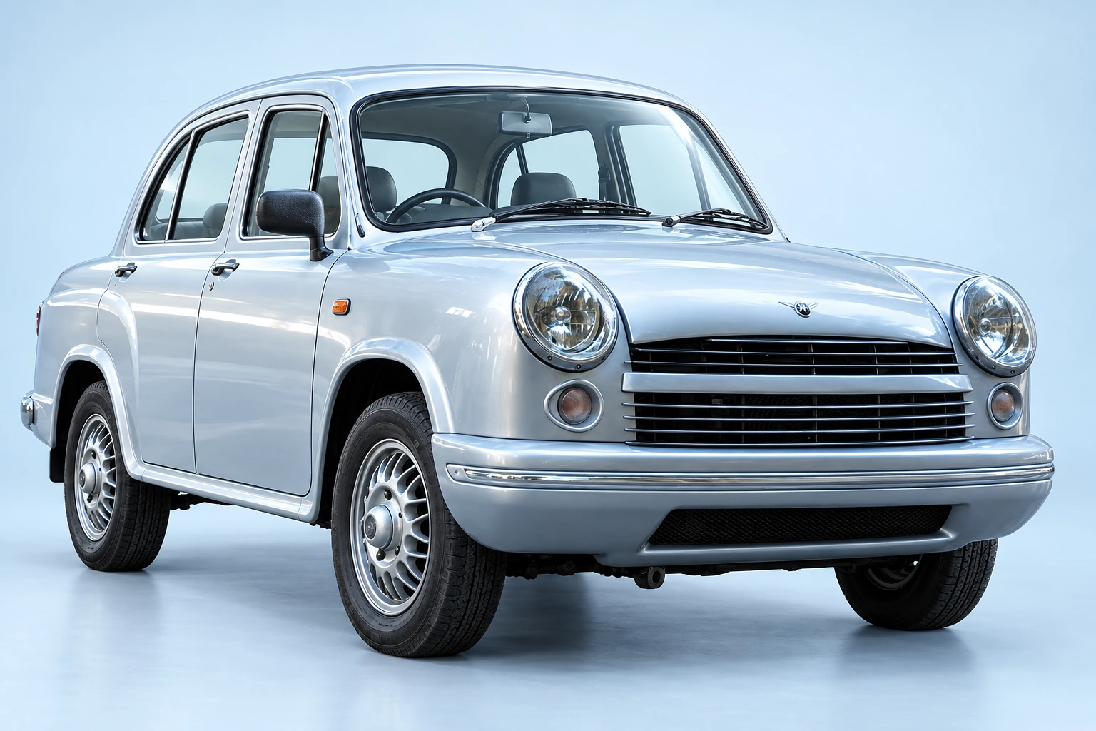 Studio illustration of Hindustan Ambassador Avigo